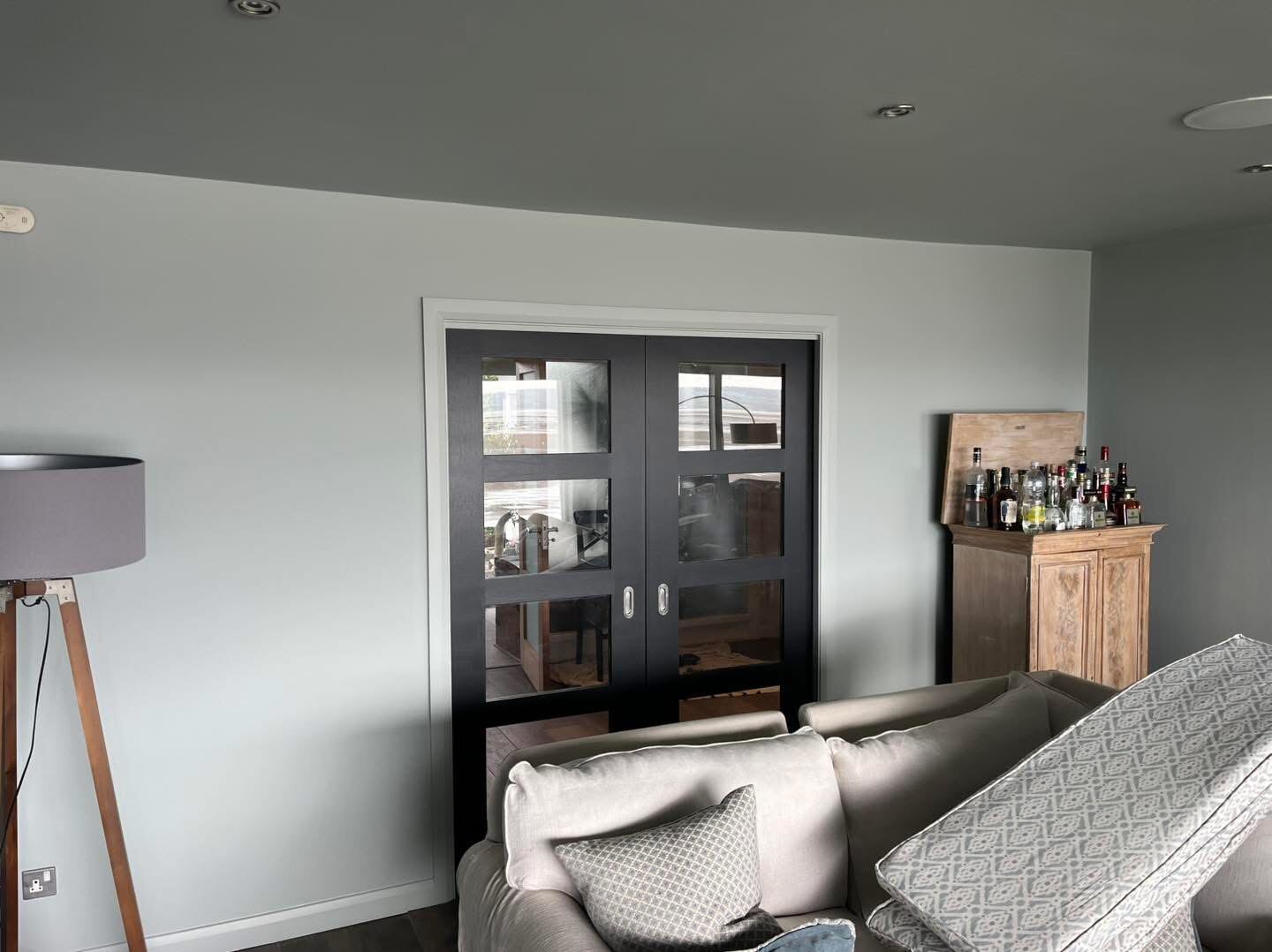 Freshly decorated living room